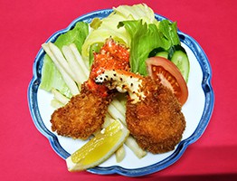 たらばがに爪フライ